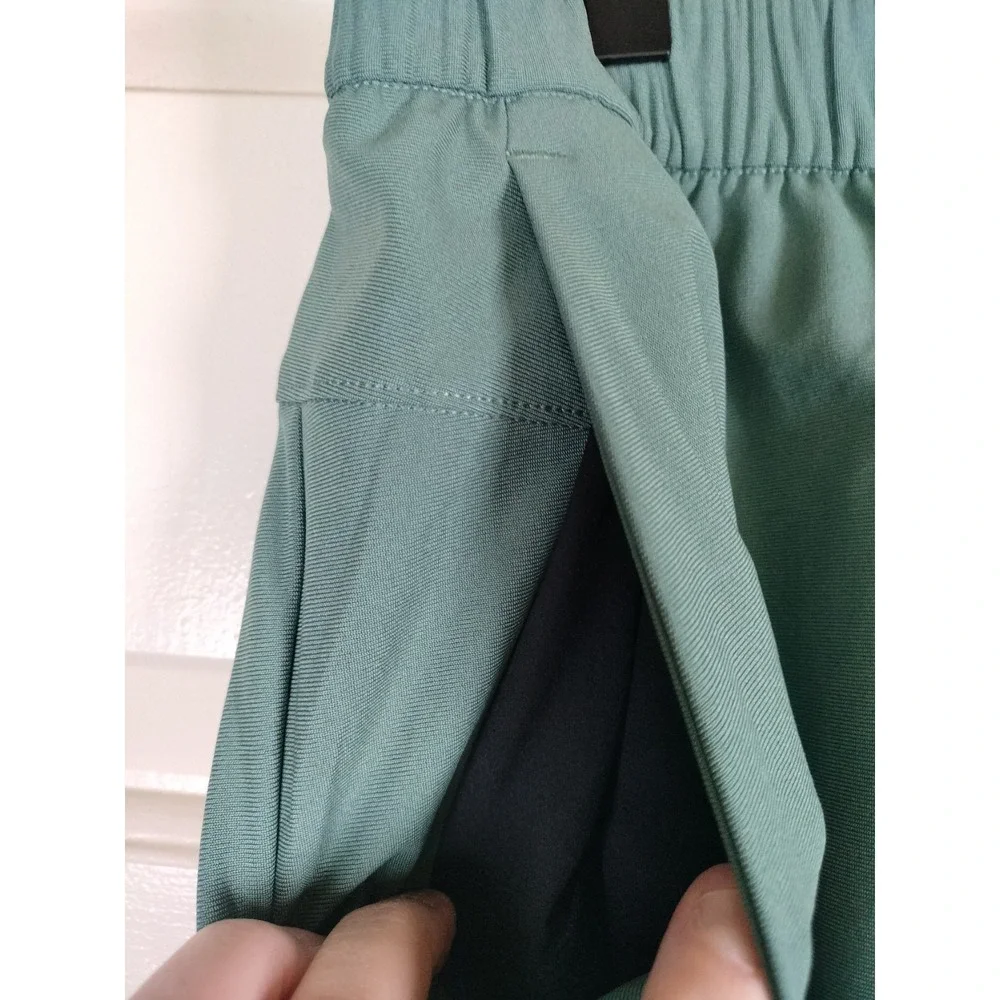 Lululemon City Sweat Jogger Pants Mens Medium Green Drawstring Athletic Stretch